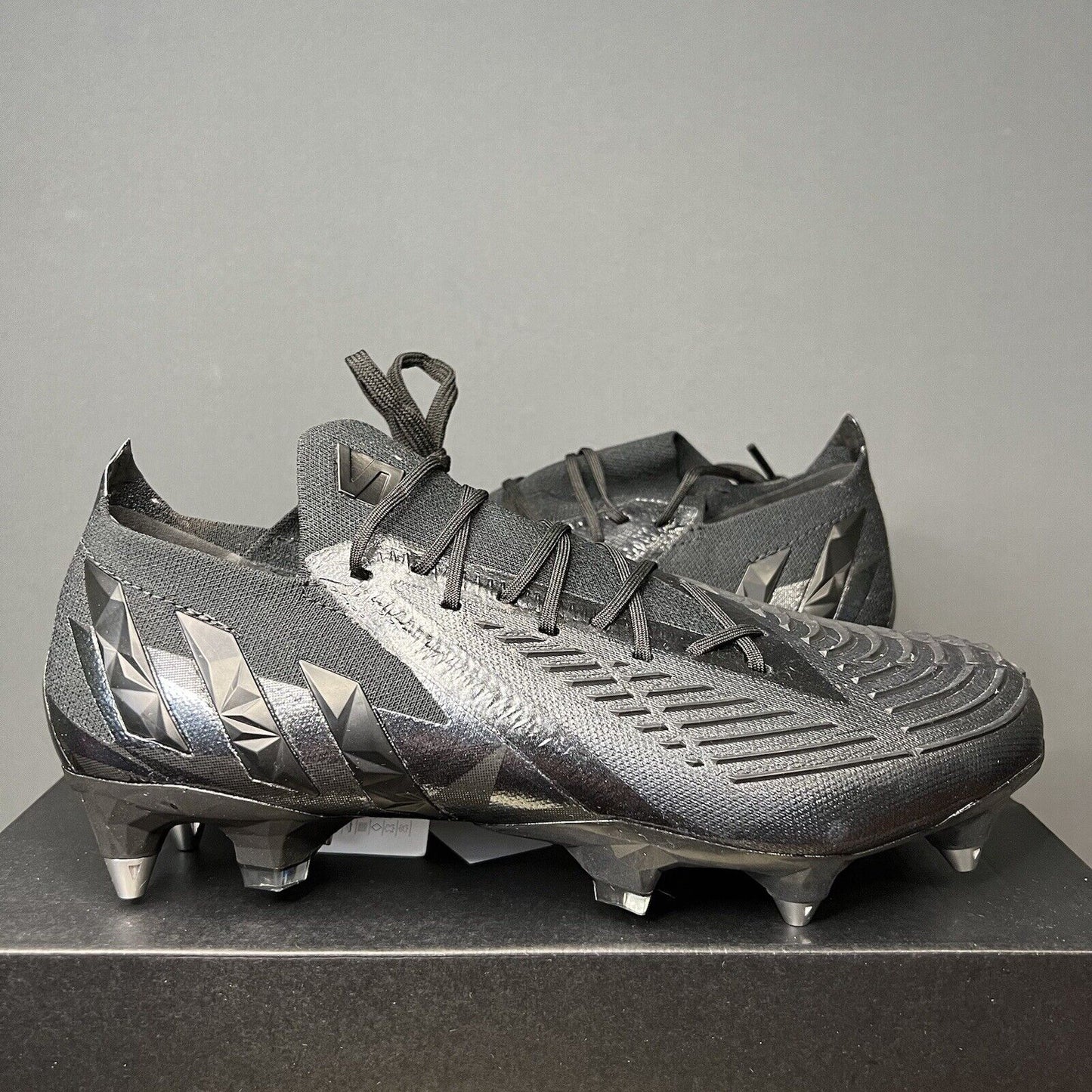 Adidas Predator Edge.1 L Black Mens Cleats Football Soccer Boots GY0243 Size US8