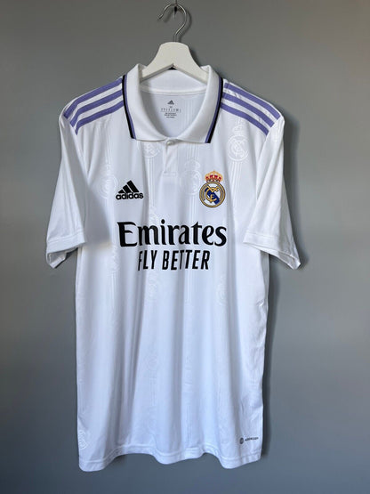 Real Madrid Jersey 22/23 Home Football Soccer Shirt HF0291 Adidas Mens Size M