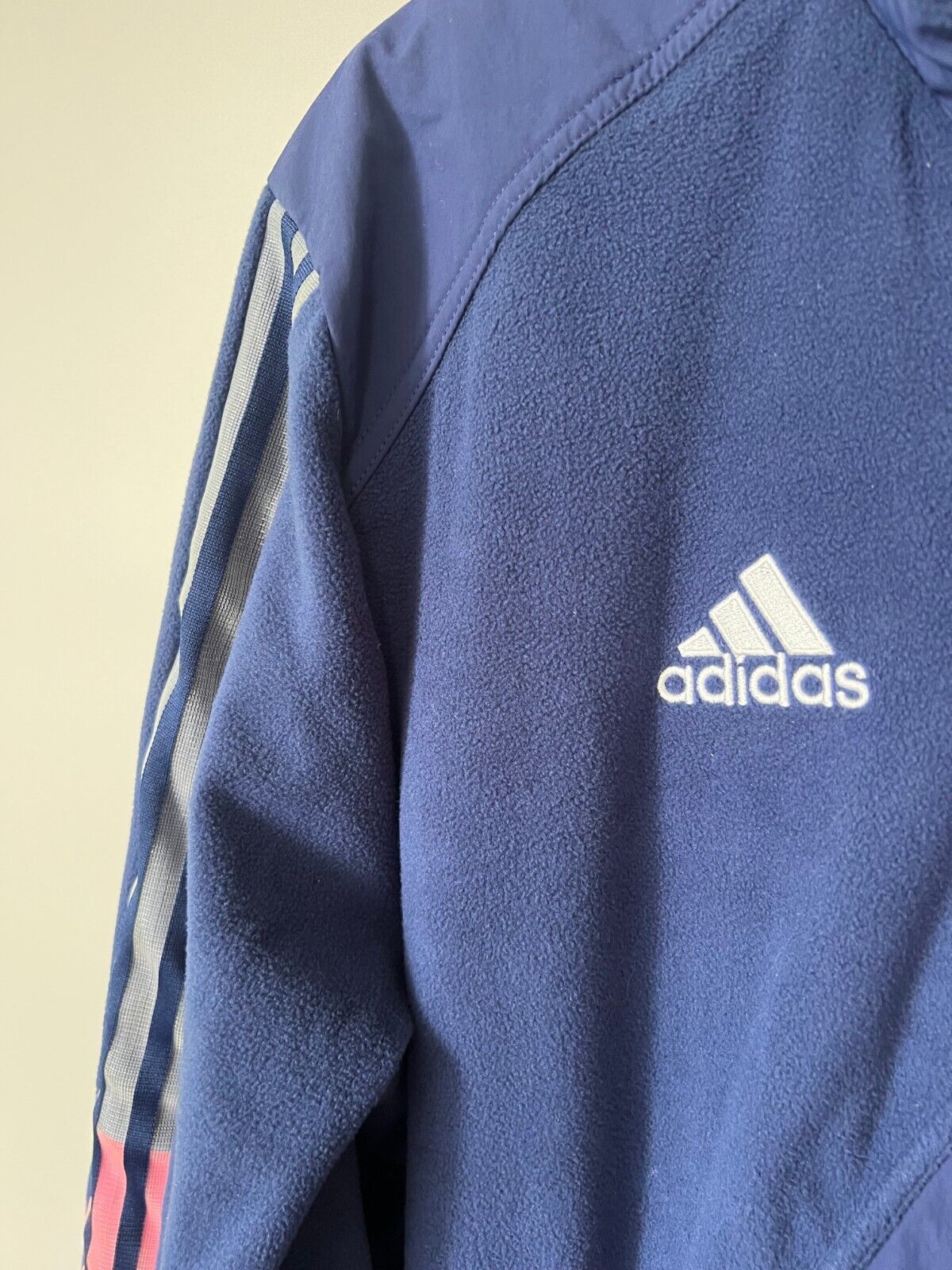Real Madrid Jacket Travel Fleece GL0039 Soccer Adidas Mens Size M