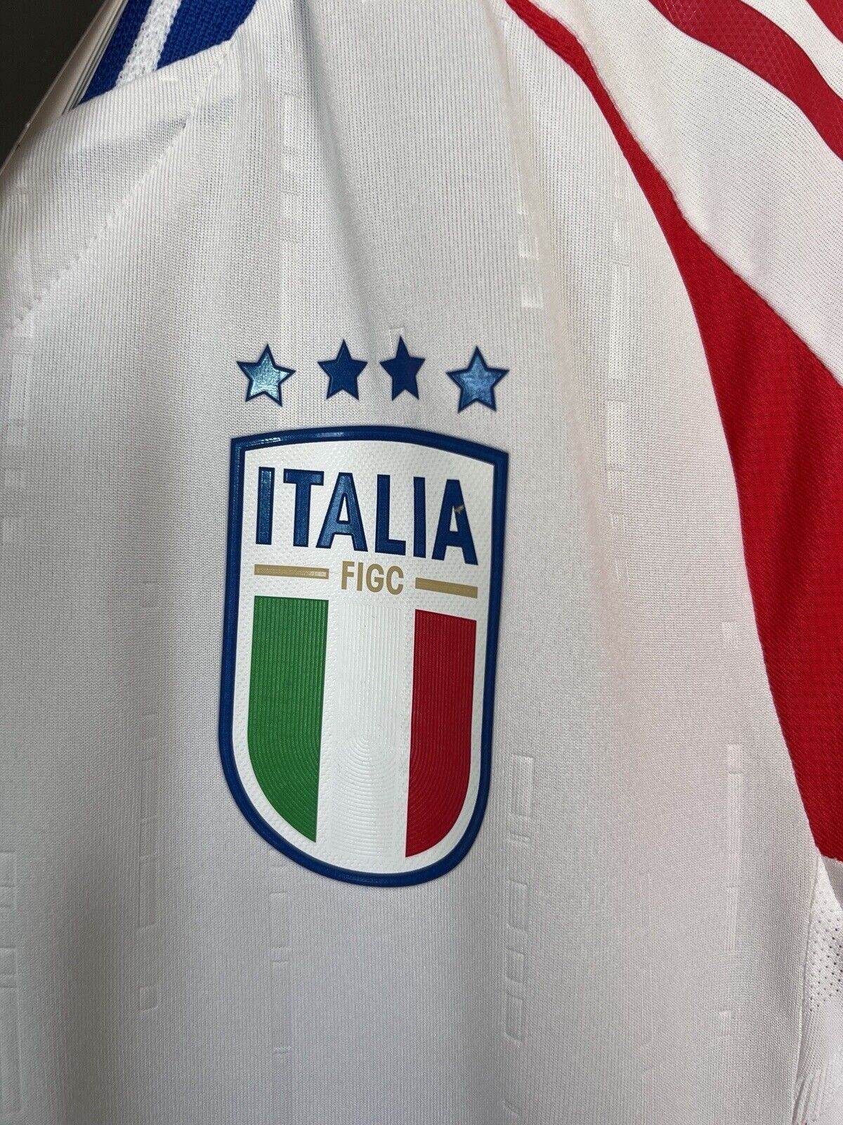 Di Lorenzo Italy Jersey 24 Away Authentic Soccer Shirt Adidas IN0659 Mens Size S