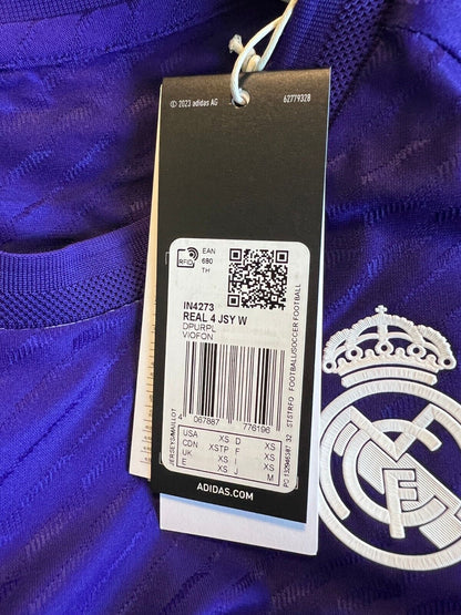 Real Madrid Jersey Fourth 23/24 Soccer Shirt IN4273 Adidas Y-3 Womens Sz XS