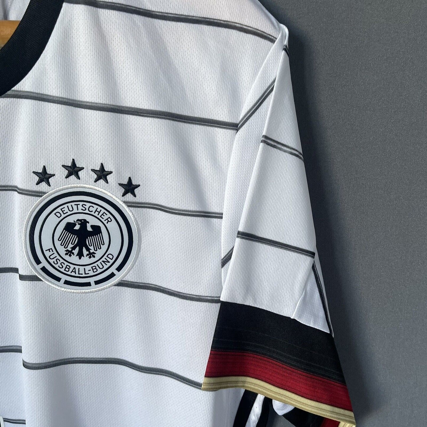 RUDIGER GERMANY JERSEY 2021 HOME LARGE MENS FOOTBALL SOCCER TRIKOT ADIDAS EH6105