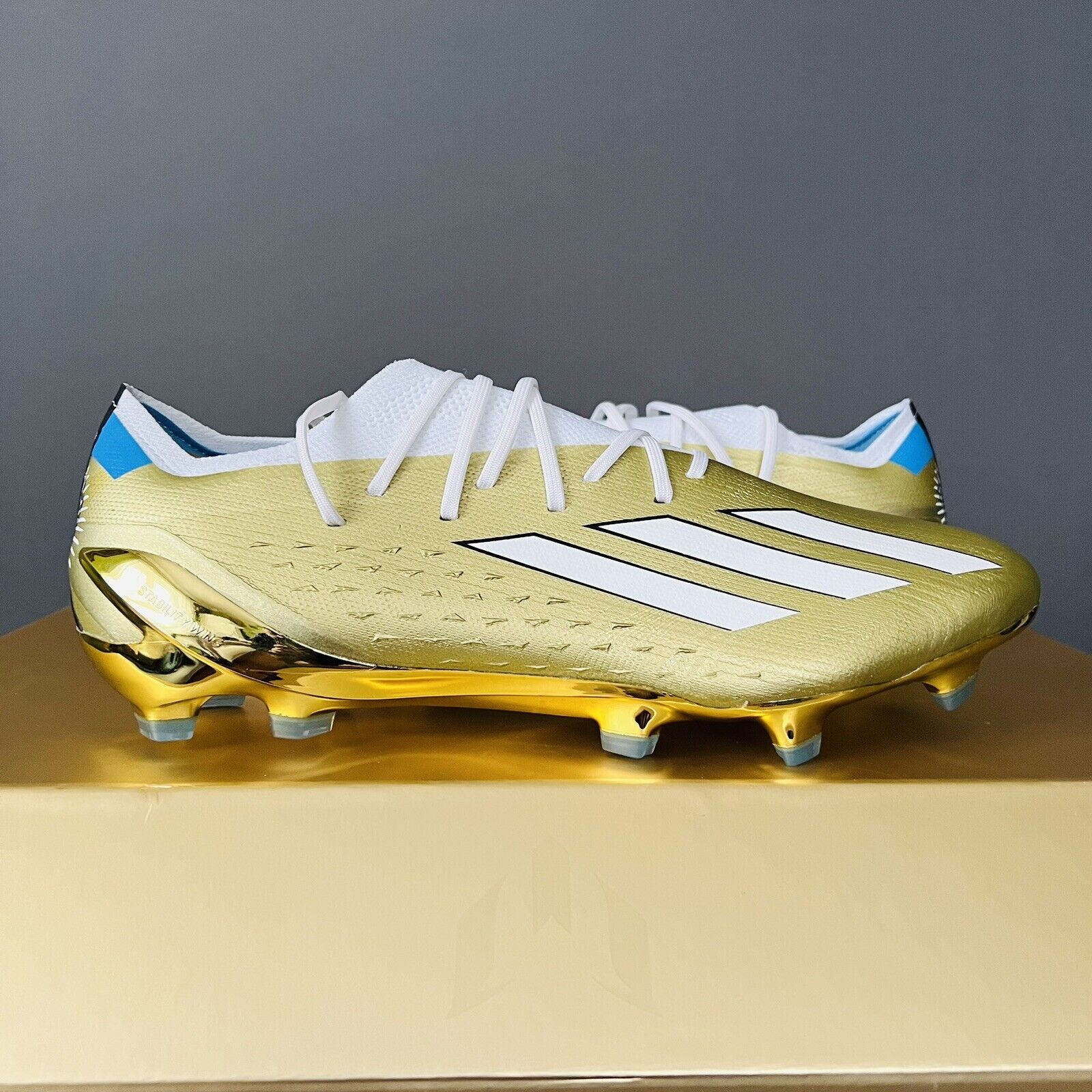 ADIDAS X SPEEDPORTAL LEYENDA.1 FG WORLD CUP 2022 MESSI CLEATS SOCCER HP9138