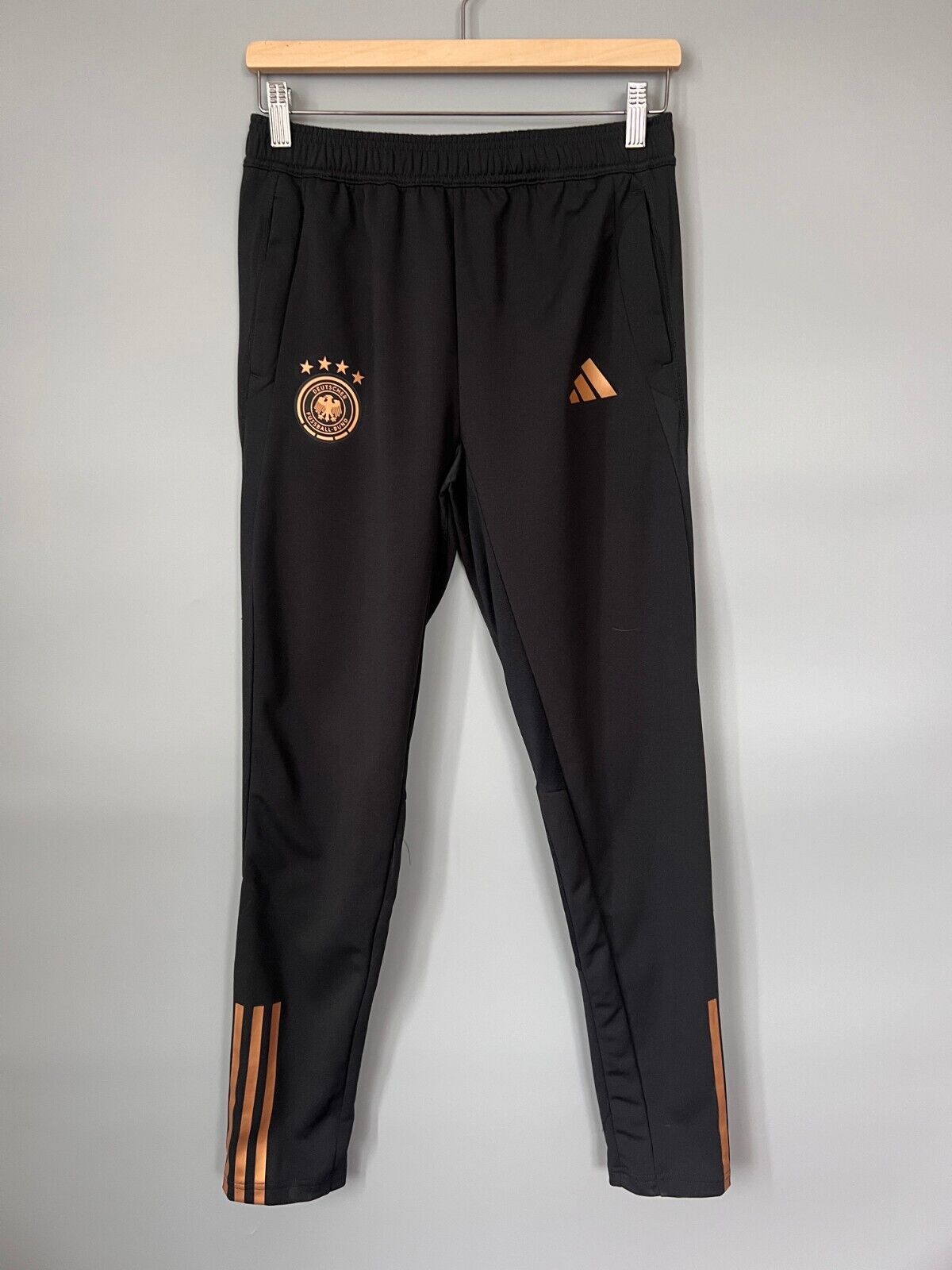 Germany Tiro 23 Pants Training Black Football Soccer Adidas HF3992 Boys Size L