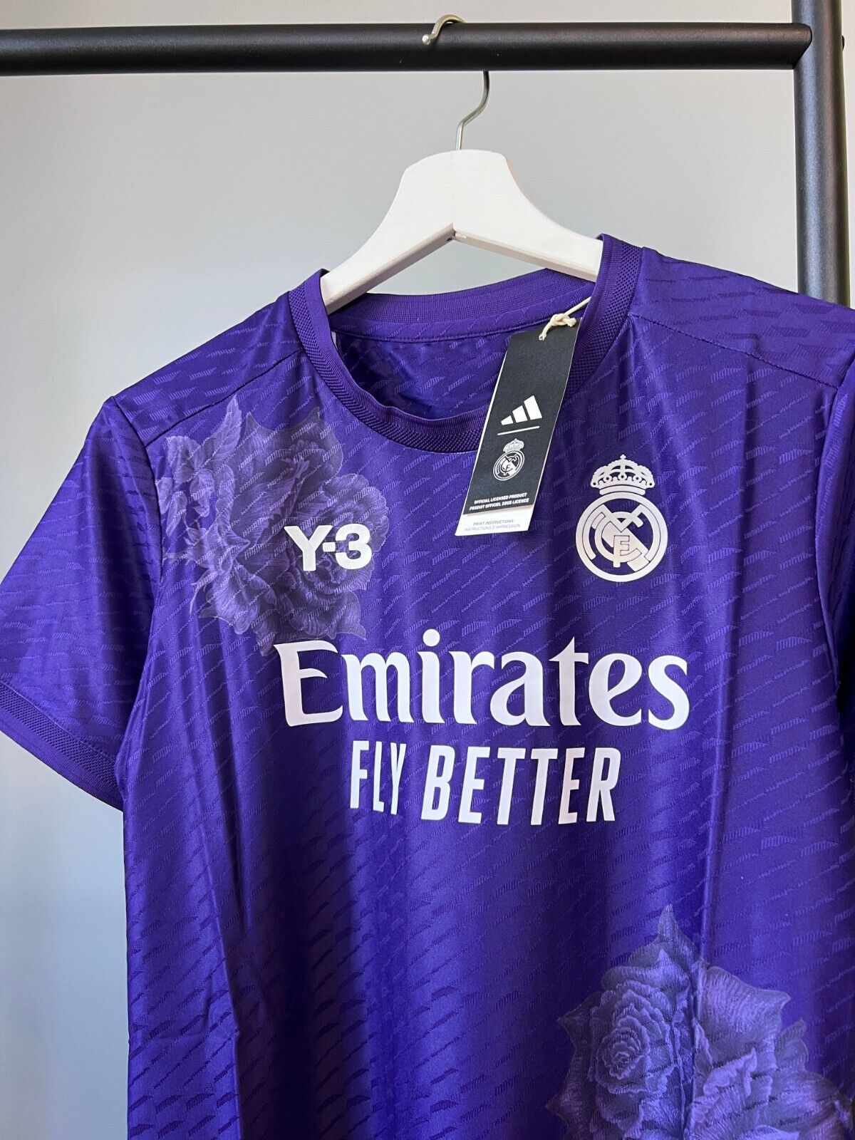 Real Madrid Jersey Fourth 23/24 Soccer Shirt IN4273 Adidas Y-3 Womens Sz XS