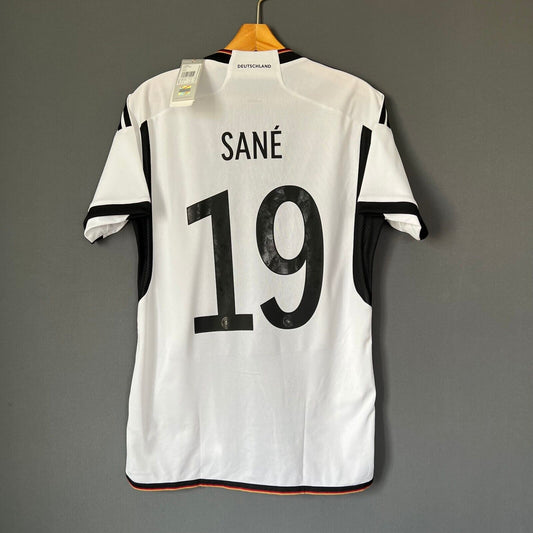 Sane Germany Jersey 2022 Home Size M Mens Football Shirt HJ9606 Adidas