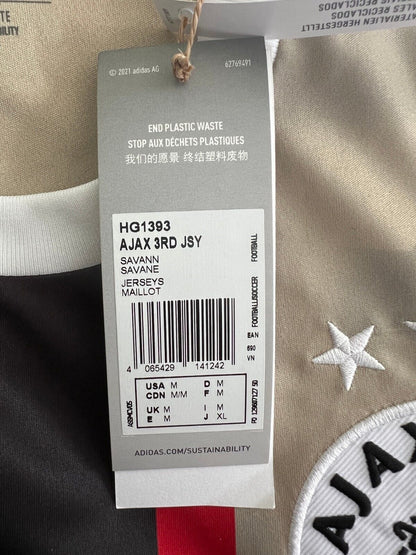 Ajax Amsterdam Jersey 22/23 Third Soccer Shirt Adidas HG1393 Mens Size M