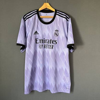 Benzema Real Madrid Jersey 2022-2023 Away Mens Football Shirt Size XXL Adidas