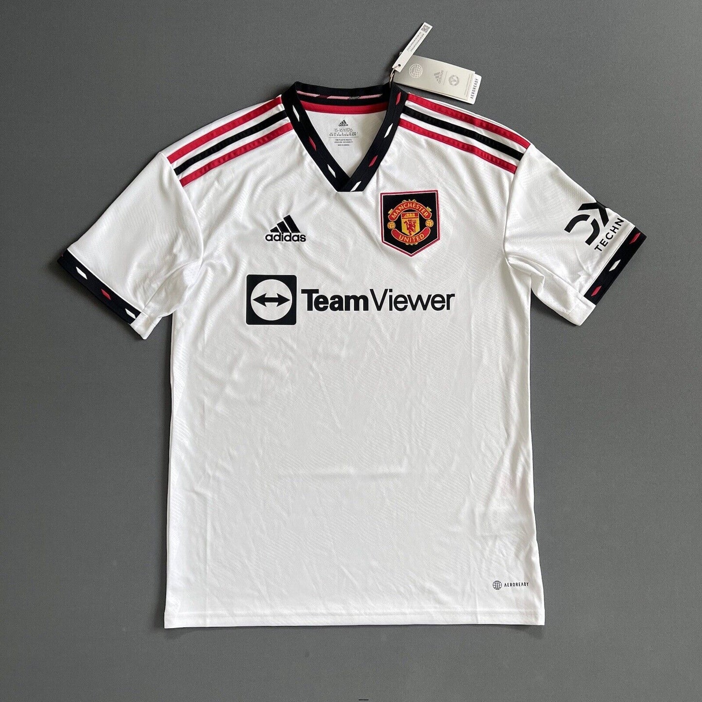 Manchester United Jersey 22-23 Away Size XL Boys Adidas Football Shirt