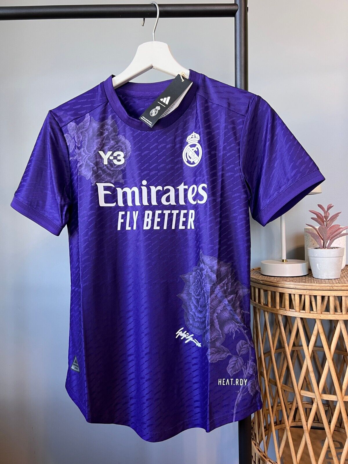 Real Madrid Jersey 23/24 Fourth Soccer Shirt IN4273 Adidas Y-3 Size XS Womens
