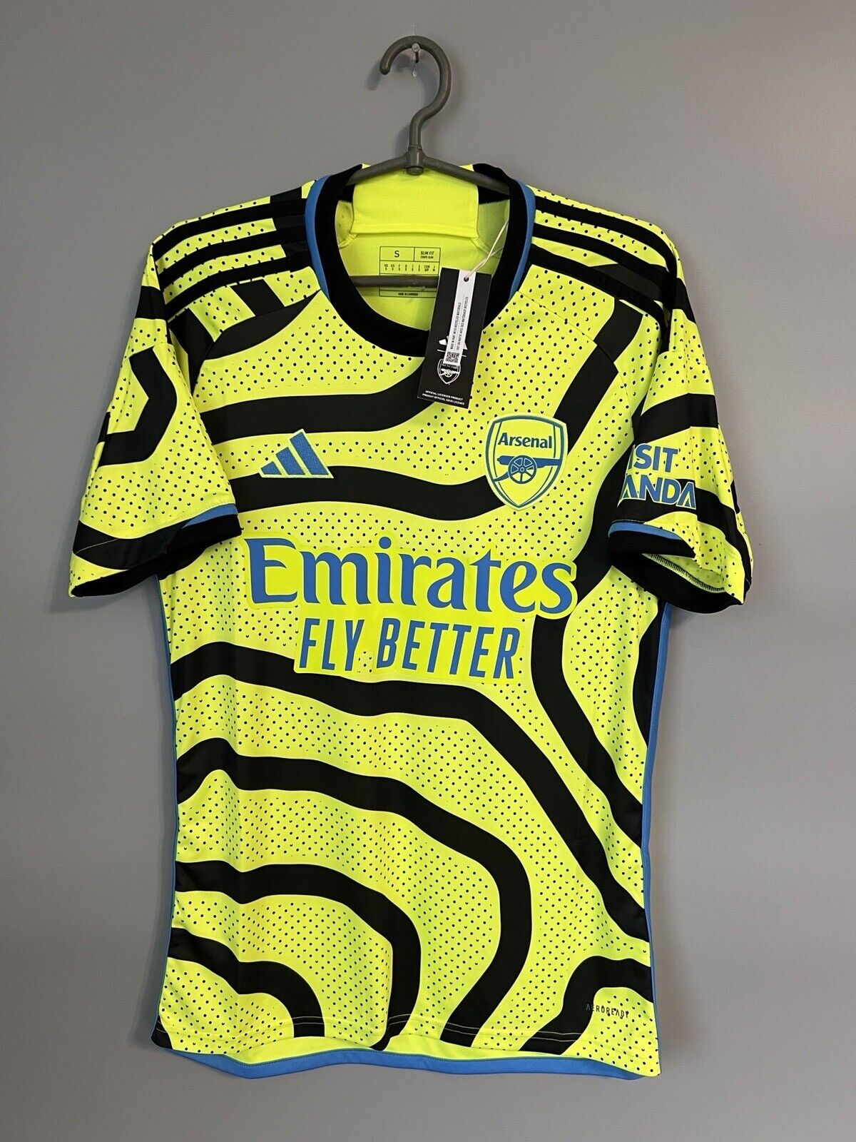 Arsenal Jersey 23/24 Away Mens Soccer Football Shirt HR6927 Adidas Size S