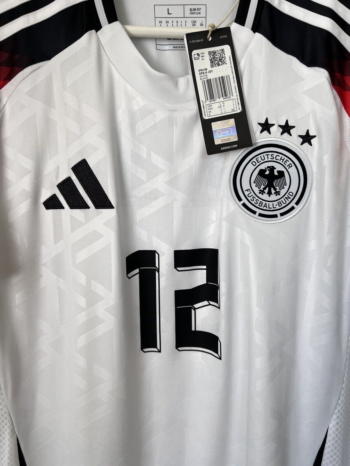 Germany Jersey Euro 2024 Home Soccer Football Shirt Adidas IP8139 Mens Size L