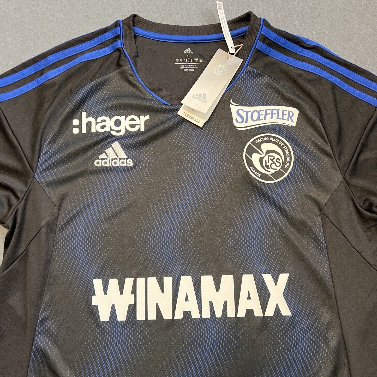 Strasbourg Jersey 22/23 Third Mens Soccer Football Shirt Maillot Adidas Size L
