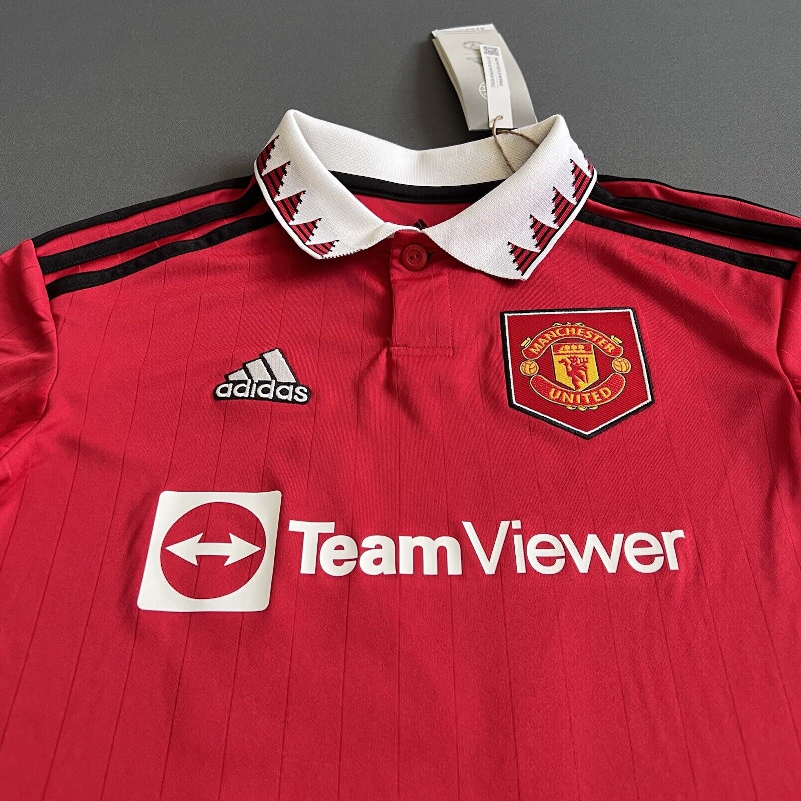 Eriksen Manchester United Jersey 22-23 Home Size S Boys Football Shirt Adidas