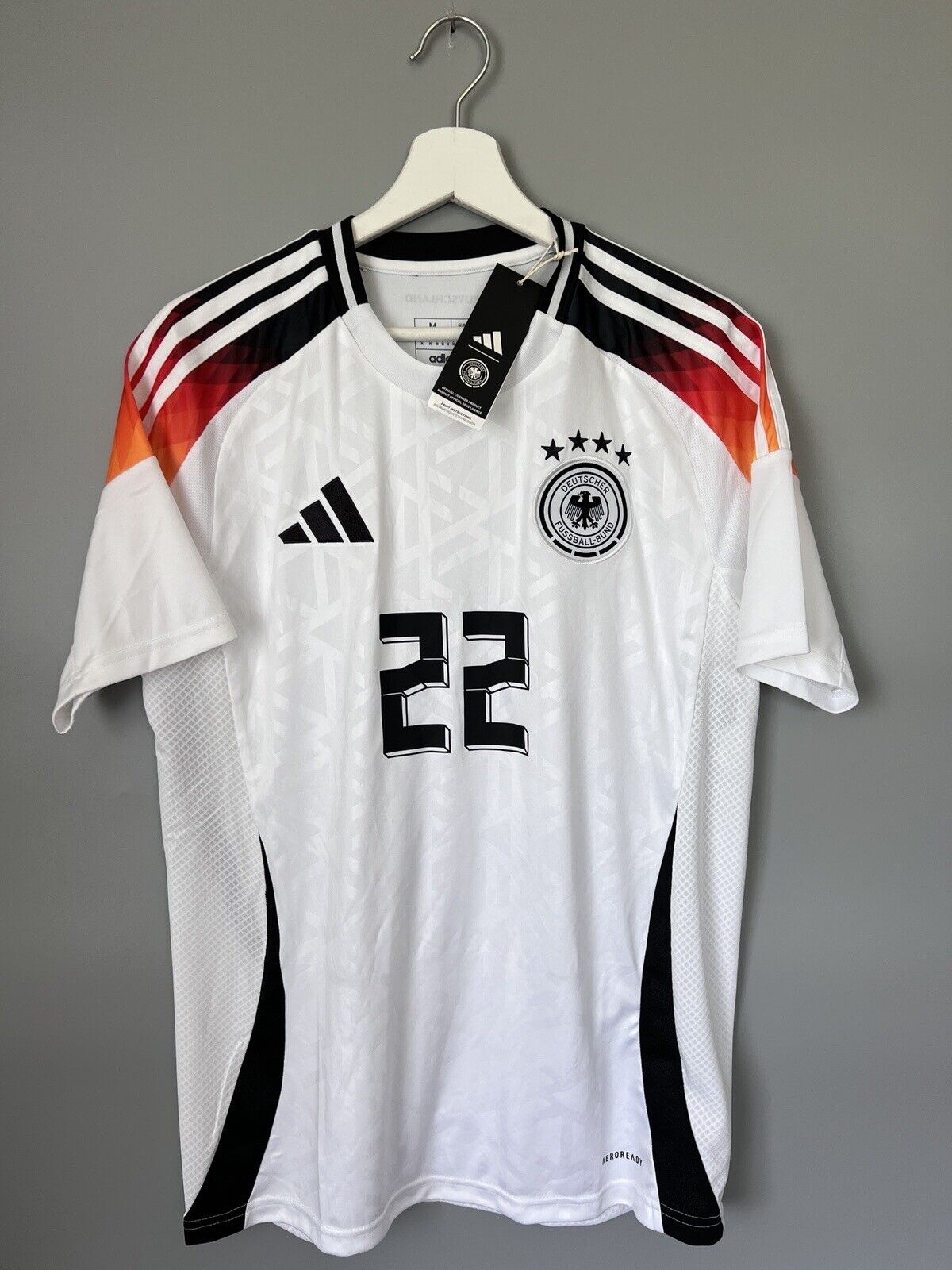 Germany Jersey 2024 Home Soccer Football Adidas IP8139 Mens Size M