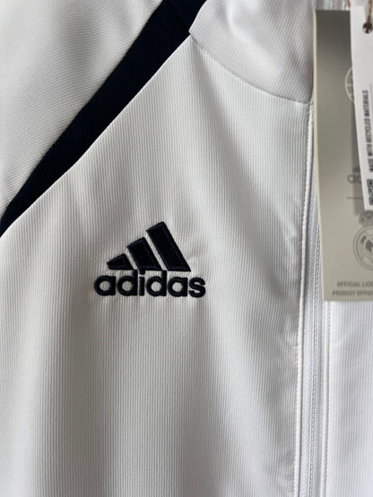 Real Madrid Teamgeist Jacket 2006 x 2021 White Soccer Adidas HA2537 Mens Size M