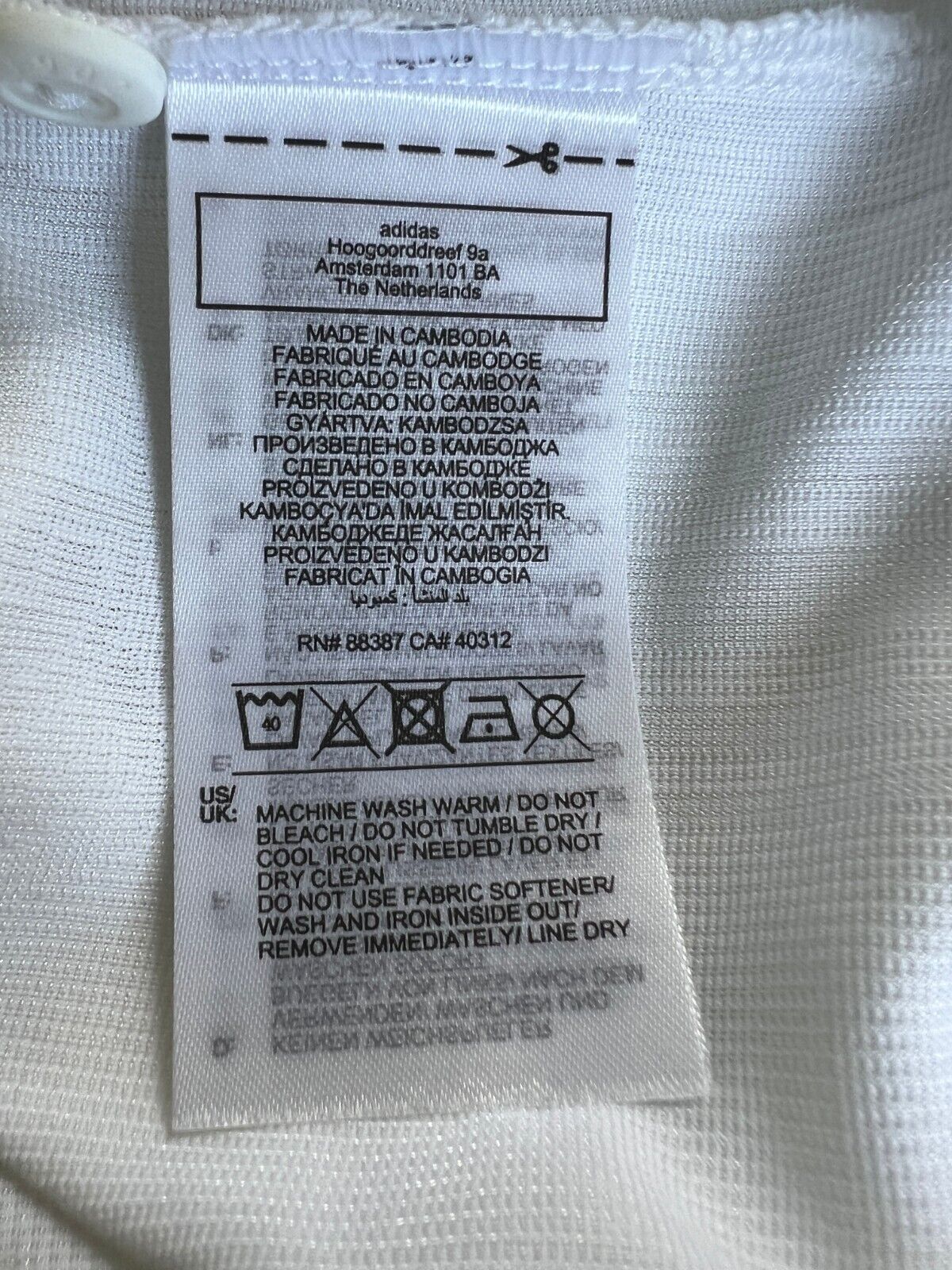 Real Madrid Jersey 22/23 Home Authentic Soccer Shirt HF0292 Adidas Mens Size XXL