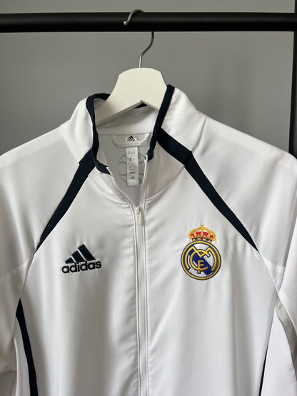 Real Madrid Teamgeist Jacket 2006 x 2021 White Soccer Adidas HA2537 Mens Size M