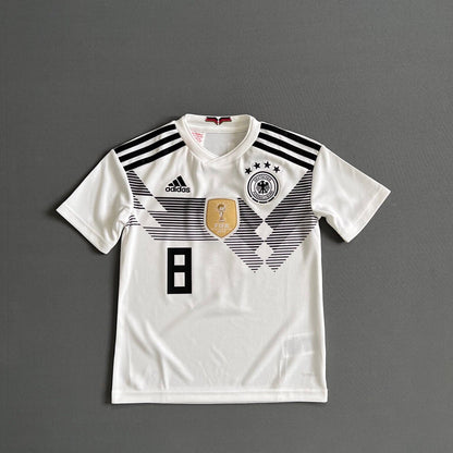Kroos Germany Jersey 2018 2019 Home Football Shirt Trikot Adidas Boys Size XS