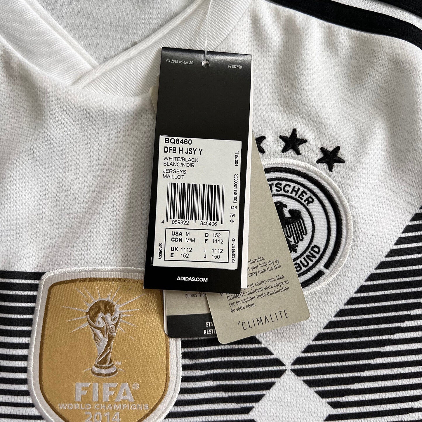 Reus Germany Jersey 2018 2019 Home  Football Shirt Trikot Adidas Boys Size M