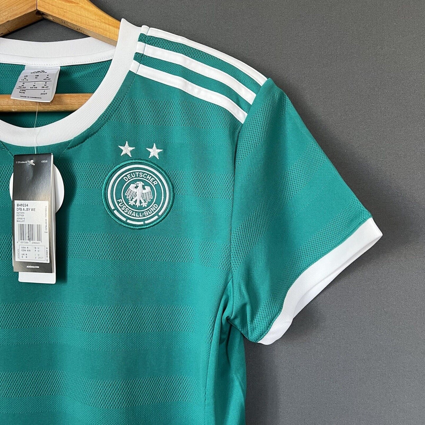 Germany Jersey 2016 2017 Away Women Football Soccer Shirt Medium Adidas BNWT