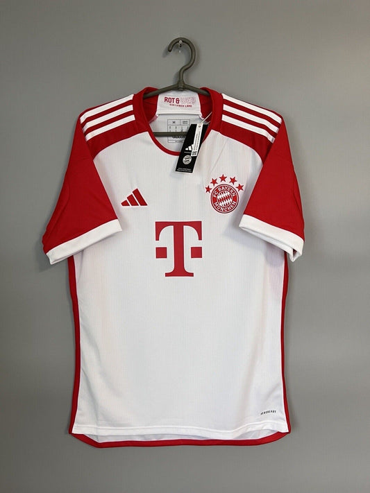 Bayern Munich Jersey 2023/24 Home Mens Soccer Shirt Trikot IJ7442 Adidas Size M