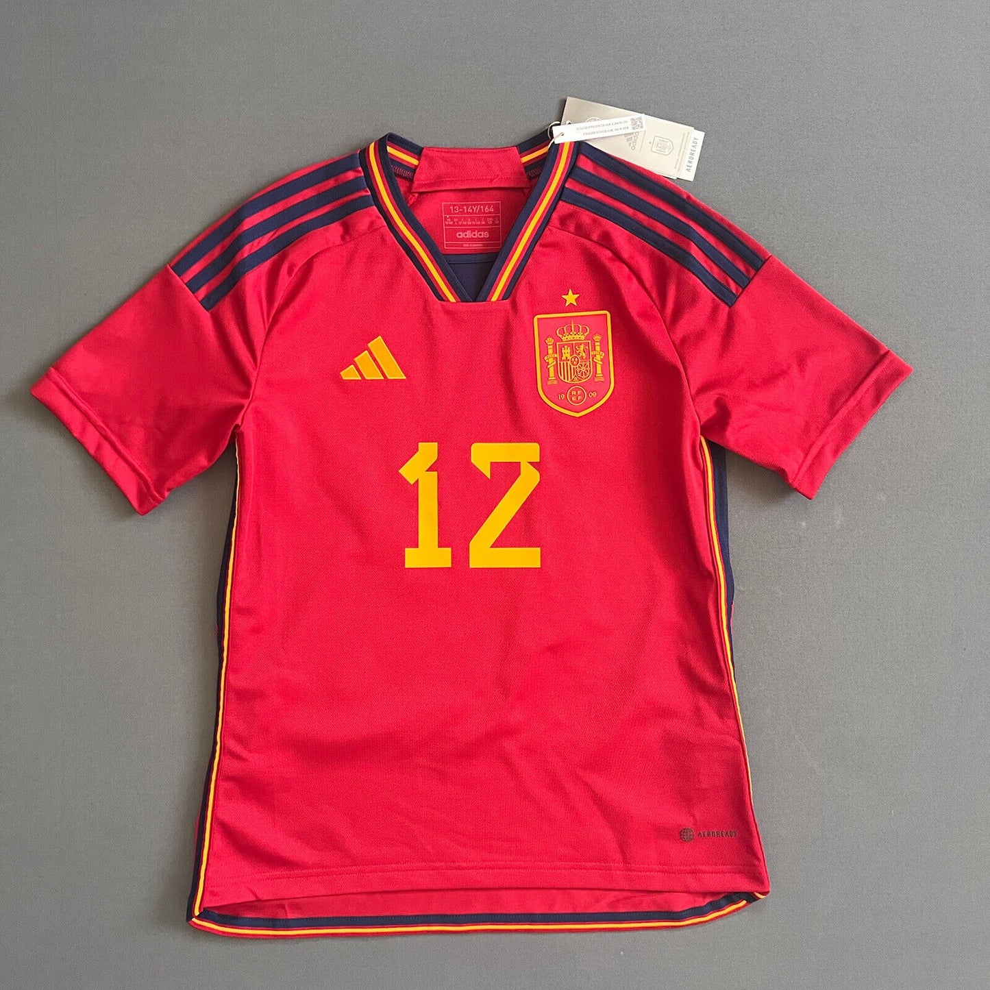 Spain Jersey 2022 2023 Home Size L Boys Football Shirt Trikot Adidas