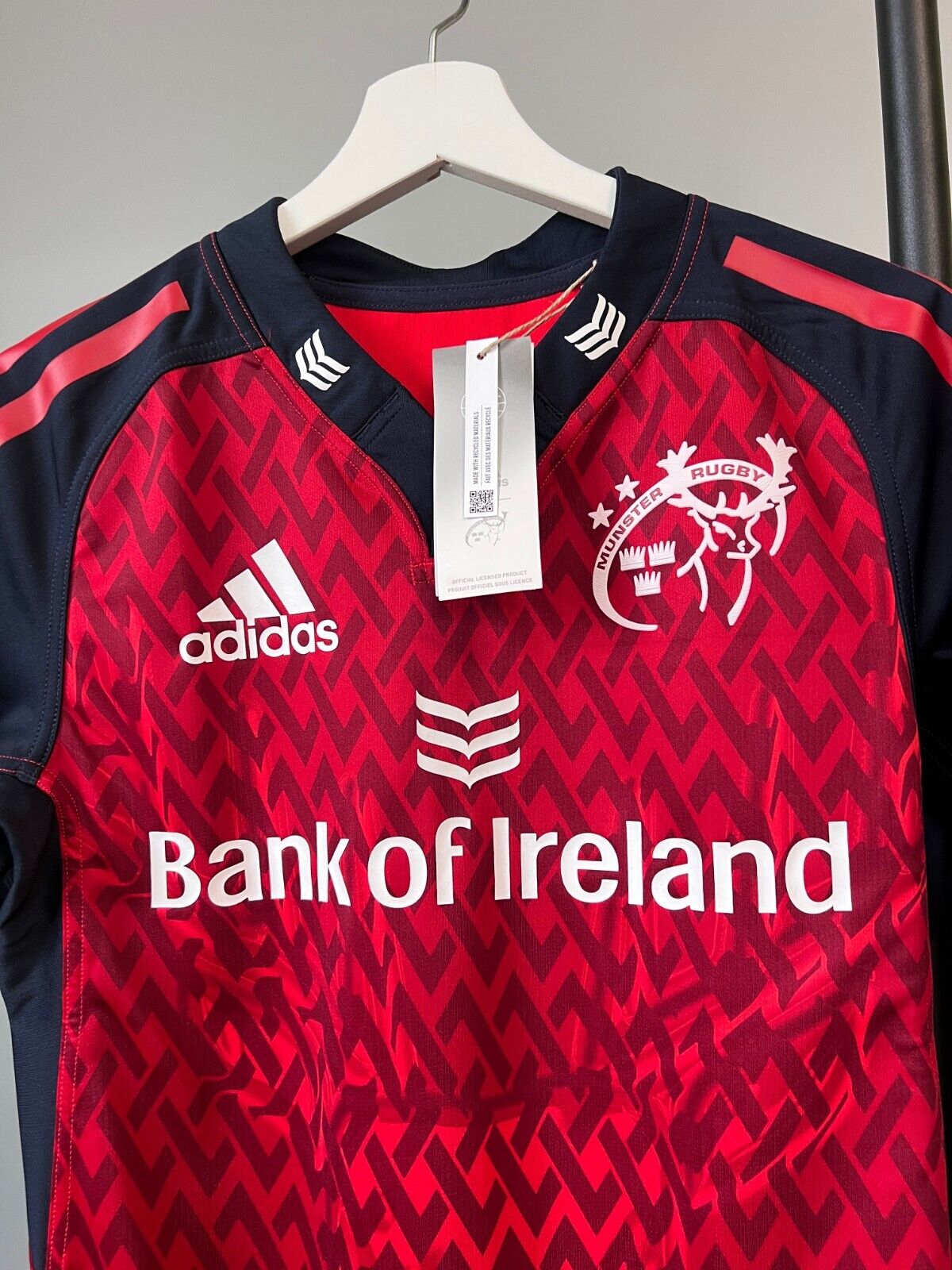 Munster Rugby Jersey 22/23 European Player Issue Adidas Mens Size 6