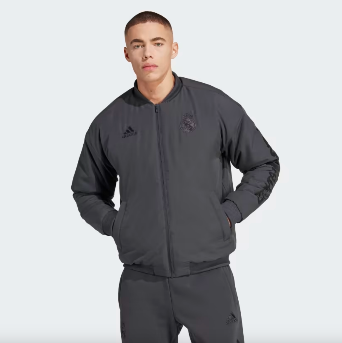 Real Madrid ChiInese Story Padded Jacket Soccer Mens Adidas HT6454 Size XXL