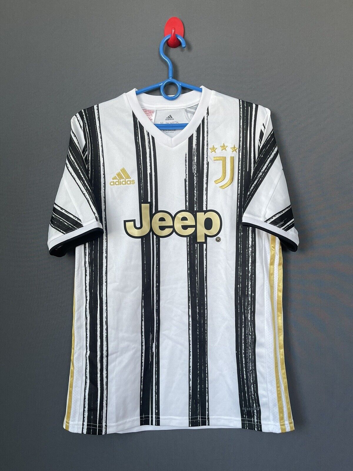 Juventus Jersey 2020-21 Home Football Size Youth Boys XL/15-16Y Adidas EI9900