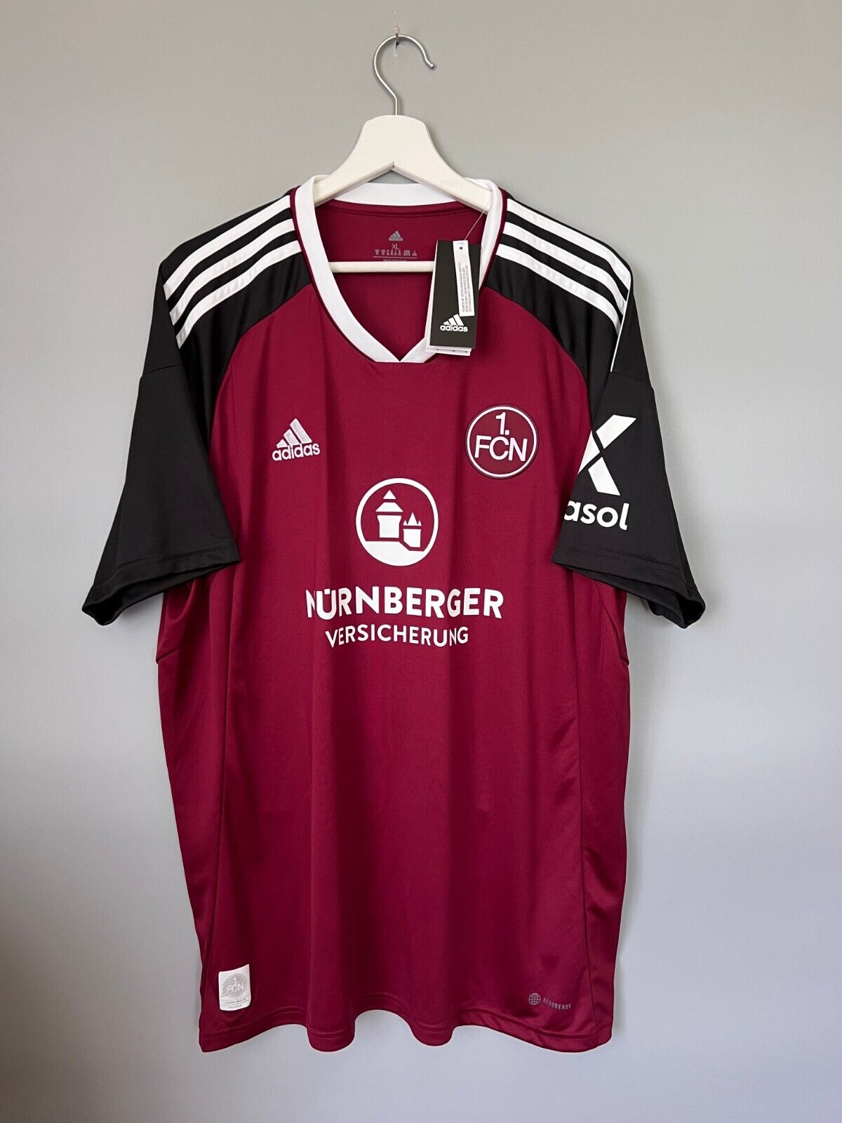 Nurnberg Jersey 22/23 Home Soccer Football Shirt Adidas Mens Size XL