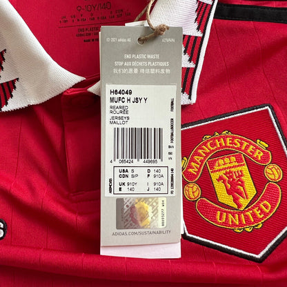Eriksen Manchester United Jersey 22-23 Home Size S Boys Football Shirt Adidas