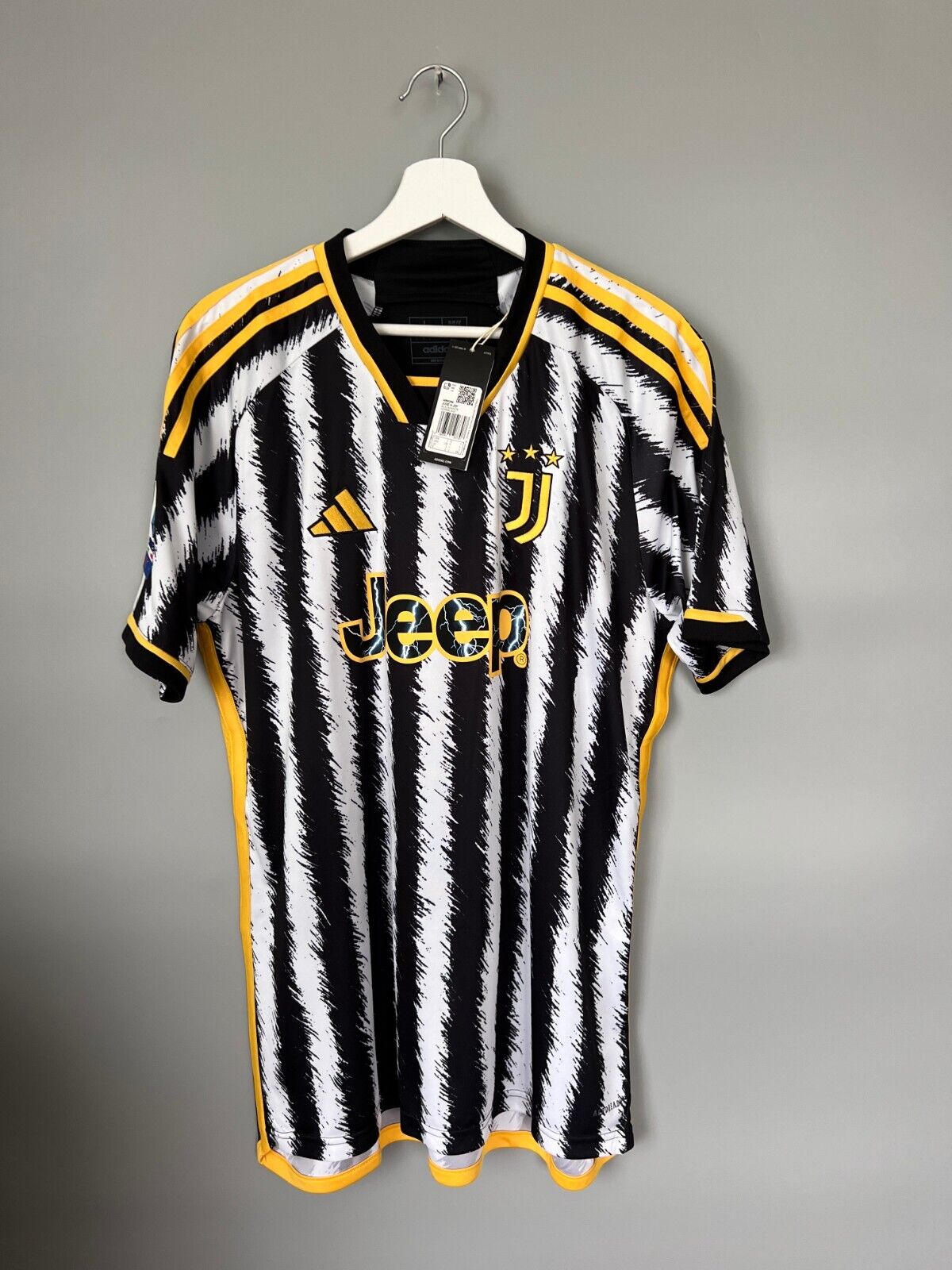 Locatelli Juventus Jersey 23/24 Away Football Soccer Shirt Adidas Mens Size L