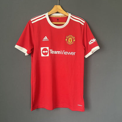 Manchester United Jersey 21/22 Home Medium Mens Soccer Shirt H31447 Adidas