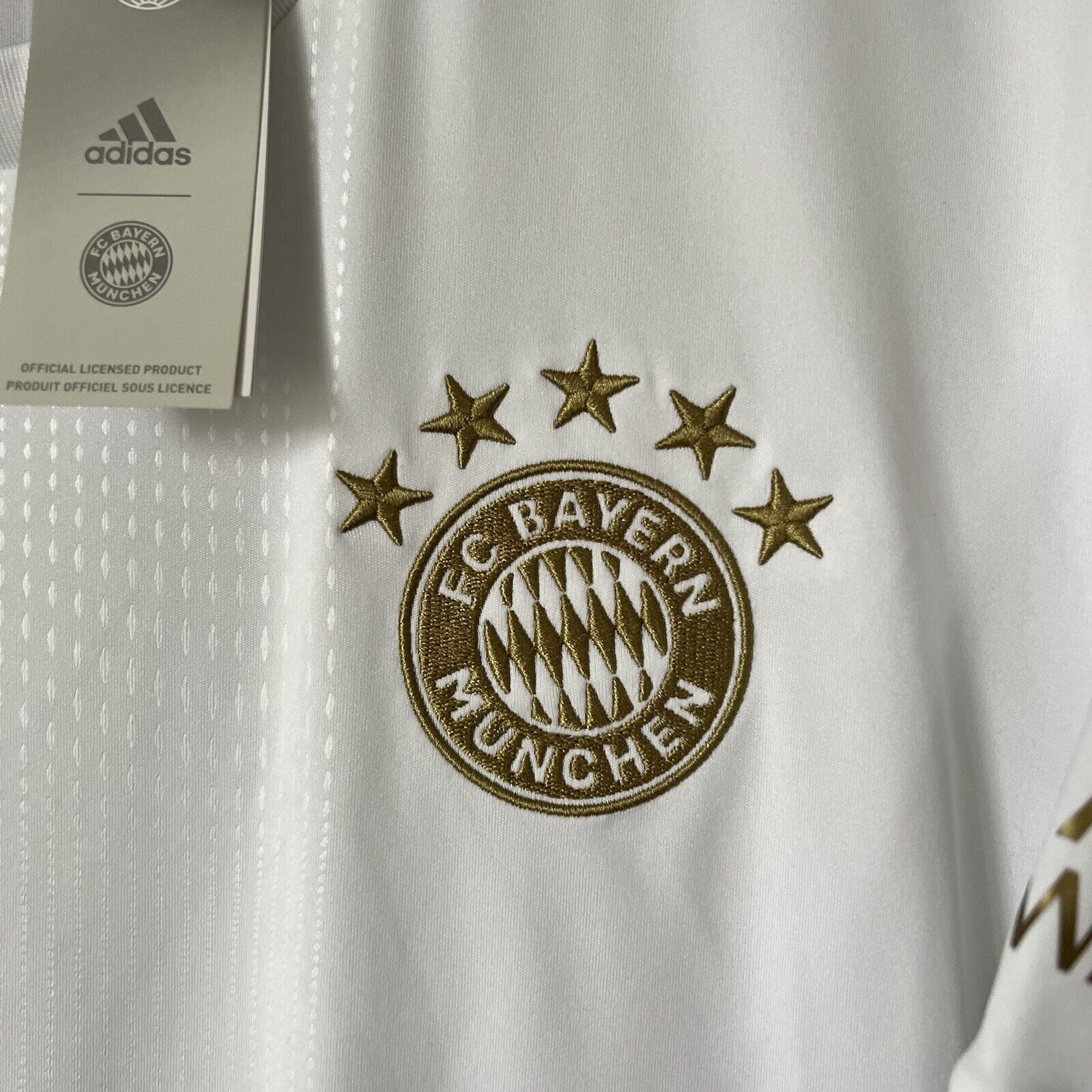 Gravenberch Bayern Munich Jersey 2023 Away Large Mens Soccer Shirt HI3886 Adidas
