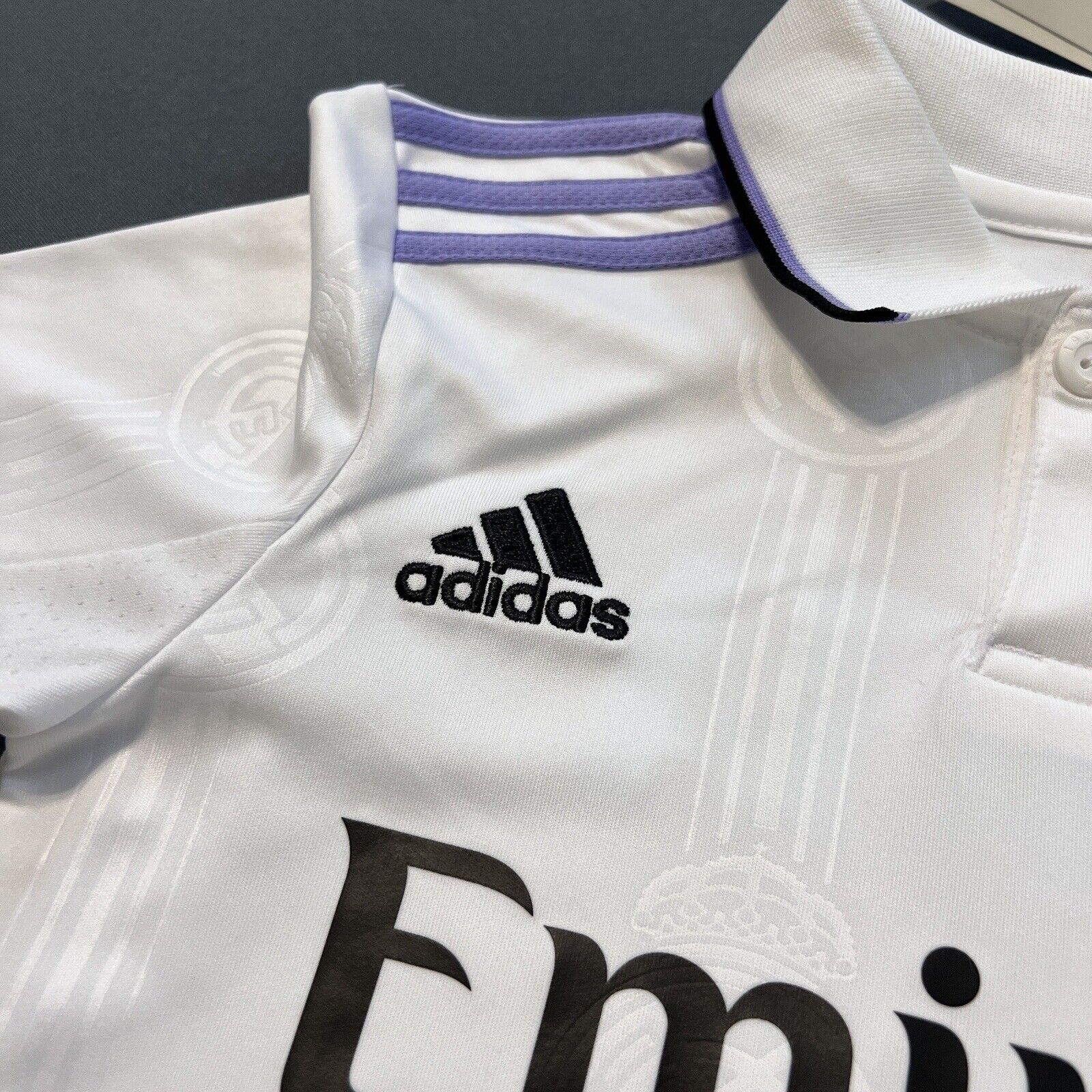 Alaba Real Madrid Jersey 22-23 Away Soccer Shirt HF2654 Adidas Boys Size XS
