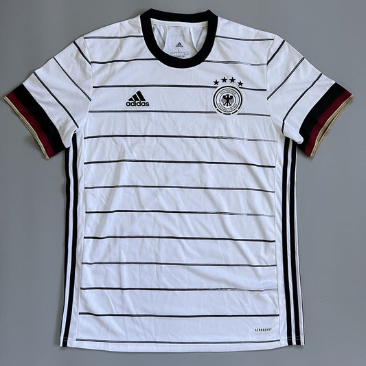 Germany Jersey Home 2019-2021 EH6105 Adidas Mens Football Shirt Size L