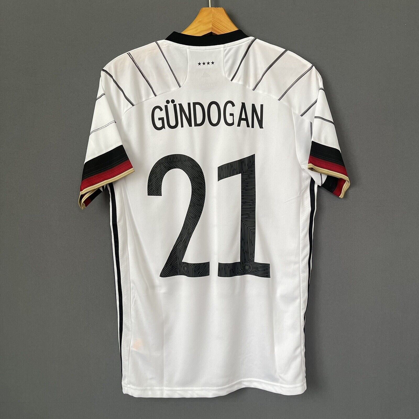 GUNDOGAN GERMANY JERSEY 2021 HOME SMALL MENS FOOTBALL SOCCER SHIRT ADIDAS EH6105