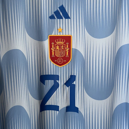 Pedri Spain Jersey 2022 Home Mens Soccer Shirt World Cup Size M HE2020 Adidas