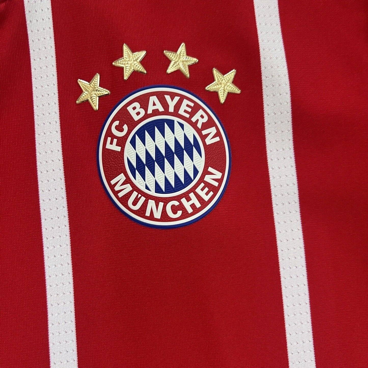 Bayern Munich Jersey 2017/18 Home Match Worn Mens Size 7 Football Shirt Adidas