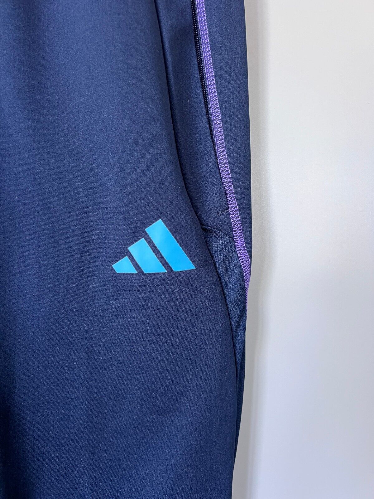 Argentina Tiro 23 Training Pants Blue Football Soccer Adidas HF3914 Mens Size M