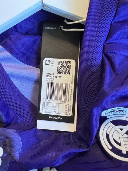 Real Madrid Jersey 23/24 Fourth Soccer Shirt IN4273 Adidas Y-3 Womens Sz XS