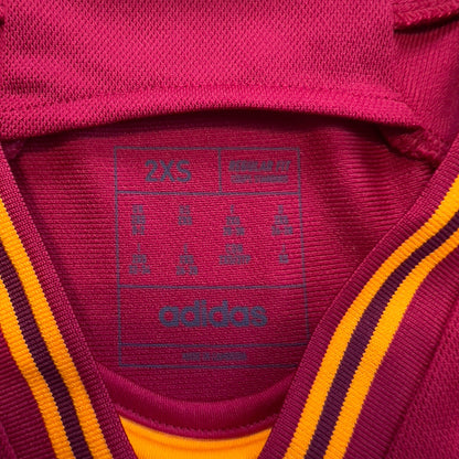 Roma Jersey 2023/24 Home Soccer Football Shirt Adidas IK7159 Womens Size 2XS