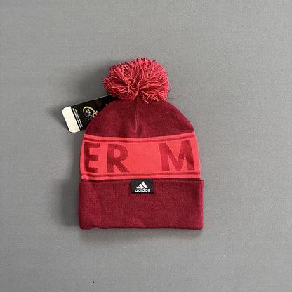MUNSTER RUGBY BOBBLE HAT BEANIE ADIDAS MENS SIZE OSFM