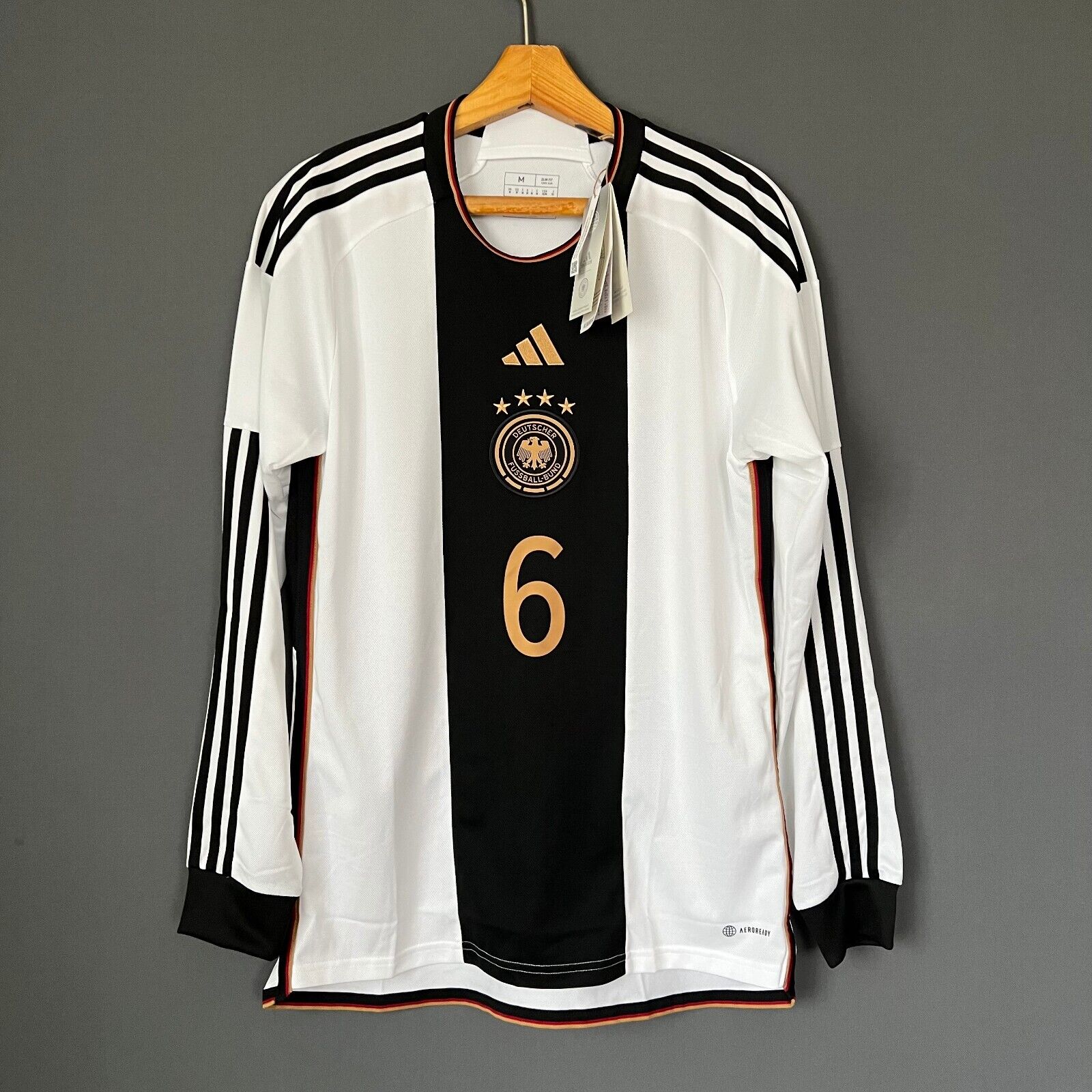 Kimmich Germany Jersey 2022 2023 Home Size M Mens Football Shirt HF1475 Adidas