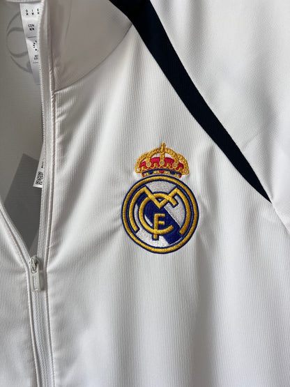 Real Madrid Teamgeist Jacket 2006 x 2021 White Soccer Adidas HA2537 Mens Size M