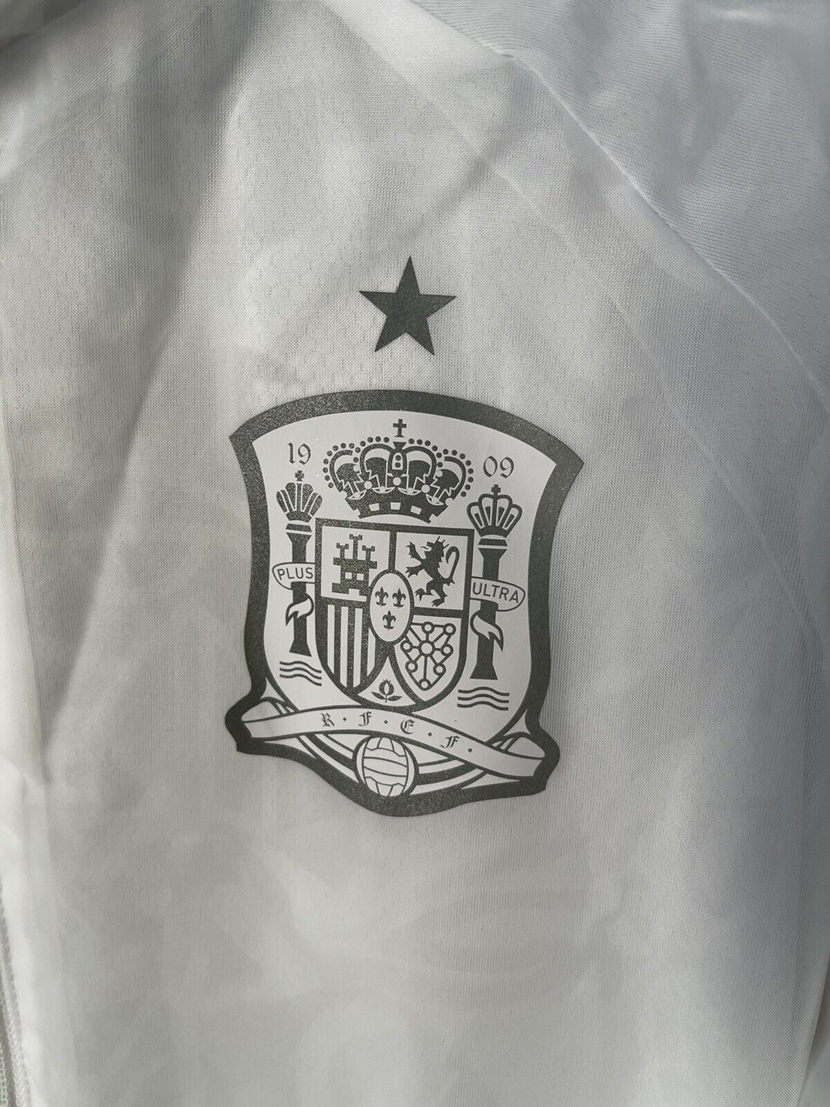 [FT6457] Spain Team Anthem Jacket Full Zip Size M Mens Football Soccer Adidas