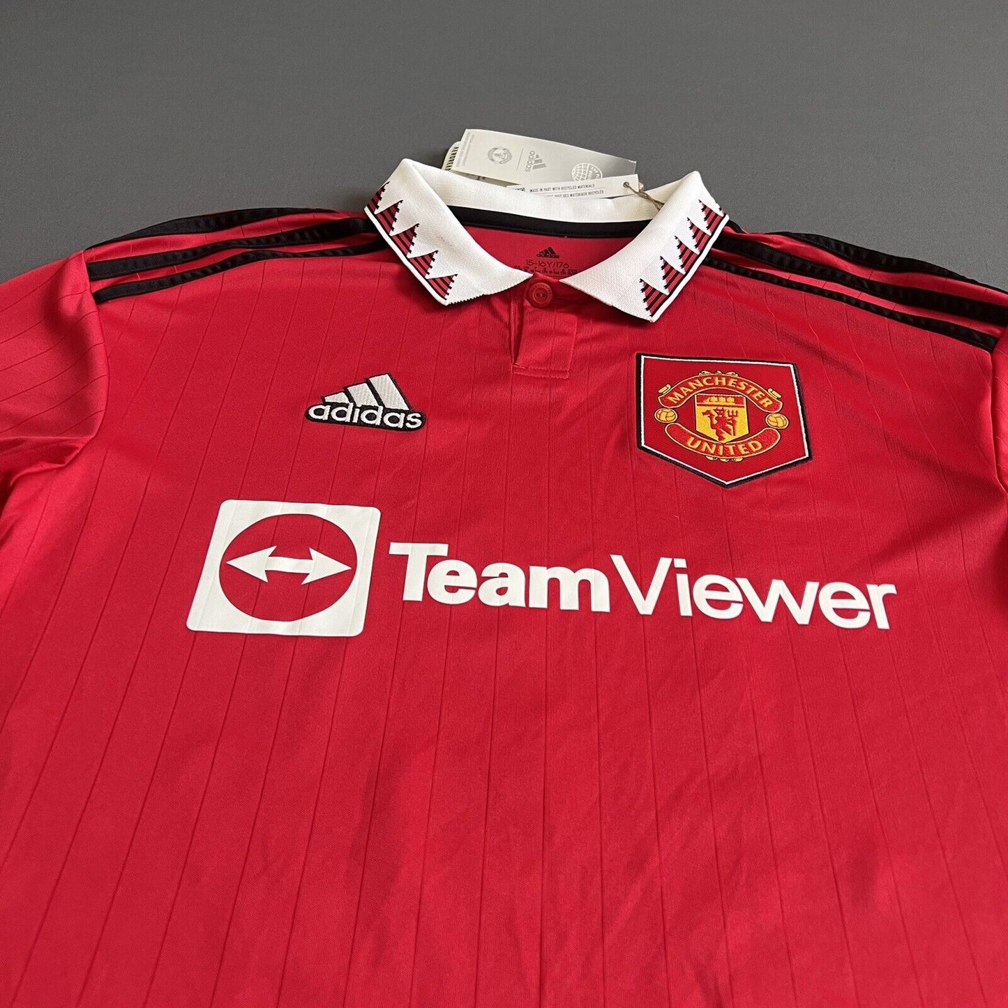 Eriksen Manchester United Jersey 22-23 Home Size XL Boys Football Shirt Adidas