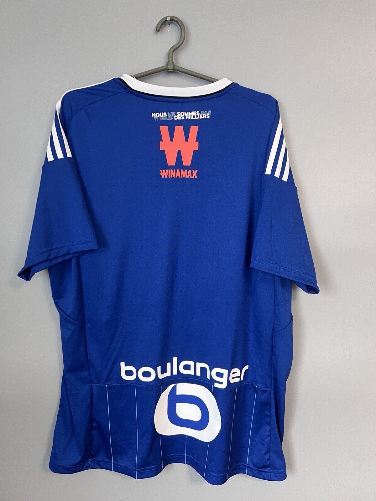 Strasbourg Jersey Home 2023 Mens Soccer Shirt Maillot Adidas Size XL