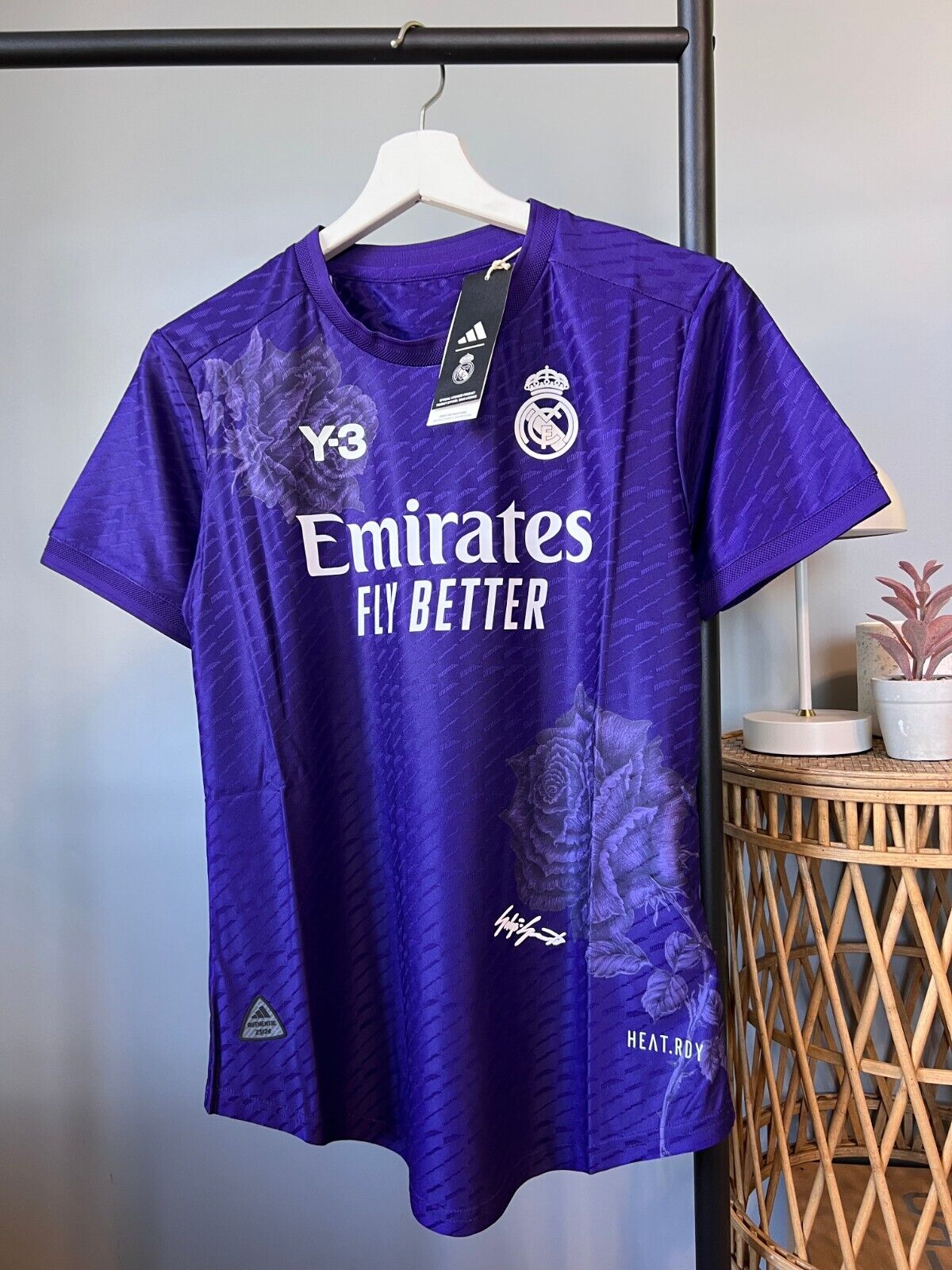Real Madrid Jersey Fourth 23/24 Soccer Shirt IN4273 Adidas Y-3 Womens Sz XS
